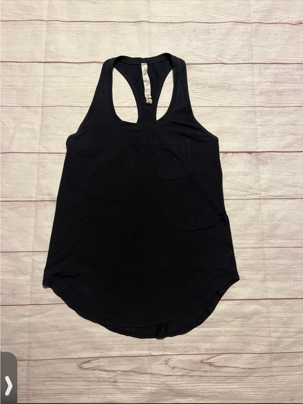 Black lululemon Racerback Pocket Tank Top - Women size 4